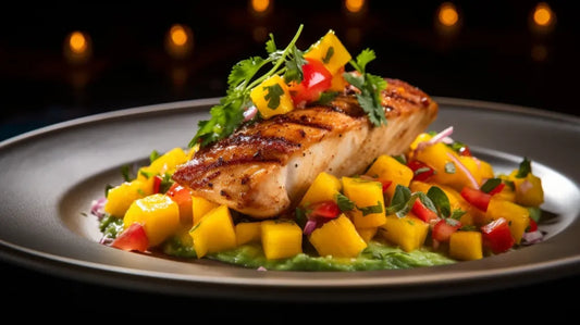 Grilled Salmon with Pineapple Salsa