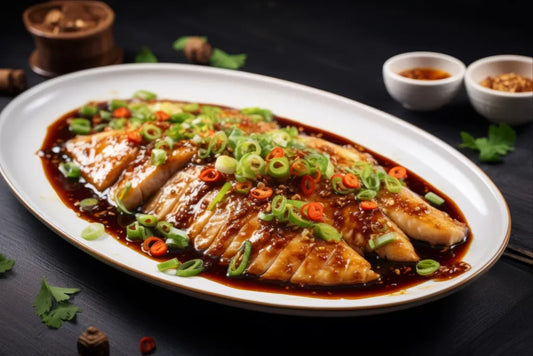 Taiwanese-Style Pollock with Soy Ginger Sauce